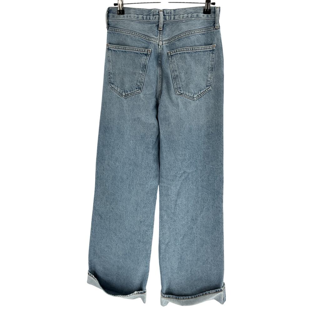 Agolde Relaxed Blue Dame Denim Jeans Size 25 - Picture 3 of 4
